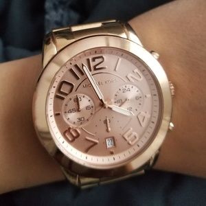 Rose Gold tone Boyfriend watch